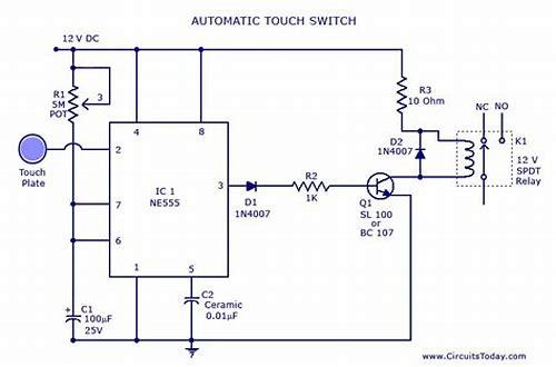 ne555触摸开关的汇总